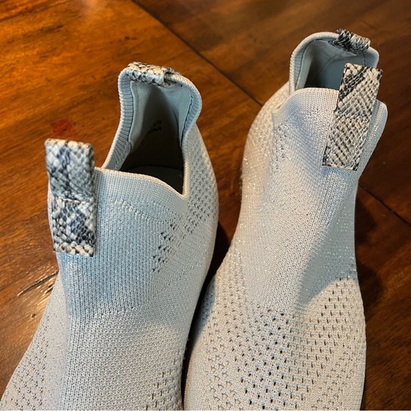Women’s Urban Sport by J/Slides Slip-On Athletic Shoes - Silver & Snakeskin - Picture 3 of 9